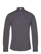 Poplin Stretch Slim Shirt Calvin Klein Grey