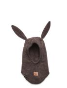 Wool Fullface W Bunny Ears Mikk-line Brown