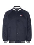 Tjm Wool Blend Solid Bomber Tommy Jeans Navy