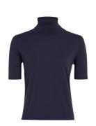 Comfort Knit Mock-Neck Sweater Calvin Klein Navy