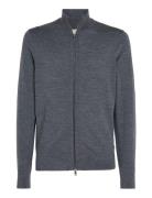 Merino Rws Zip Through Jacket Calvin Klein Grey