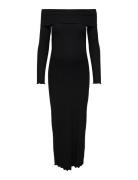 Olmesmeralda L/S Off Shoulder Dress Jrs Only Maternity Black