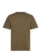 Loke Badge Tee - Regenerative Organ Knowledge Cotton Apparel Khaki