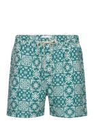 Stan Aop Swim Shorts 2.0 Les Deux Green