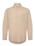 Kent Light Oxford Shirt Les Deux Beige