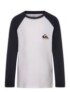 Comp Logo Raglan Ls Yth Quiksilver Blue