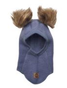 Wool Fullface W. Pom Pom Mikk-line Blue