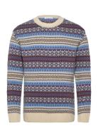 Knitted Fair Isle Crew Neck - Rws Knowledge Cotton Apparel Patterned