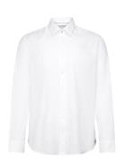 Structured Engineered Slim Shirt Michael Kors White