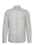 Slim Ls Linen Melange Shirt J. Lindeberg Grey