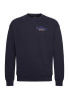 Front Back Artwork Sweatshirt Scotch & Soda Navy