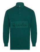 L/S Polo Shirt United Colors Of Benetton Green