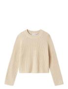 Nkfvenja Ls Loose Short Knit Name It Cream