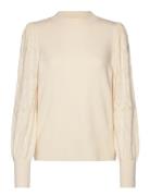 Vmmlim Ls Highneck Pullover Ga Vero Moda Maternity Cream