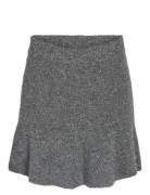 Nmnola Knit Hw Skirt Fwd NOISY MAY Grey