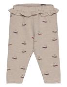 Pants Aop Sweat Minymo Beige