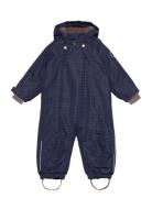 Baby Snowsuit Aop En Fant Navy