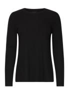 Olmhalle L/S O-Neck Slit Top Jrs Only Maternity Black