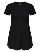 Olmmalaya S/S O-Neck Top Jrs Only Maternity Black