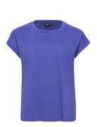 Mkatja, S/S, Loose Tee Zizzi Blue