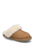 Rhbrisbane Shearling Reversed Slipp Rosemunde Brown