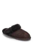 Rhbrisbane Shearling Reversed Slipp Rosemunde Brown