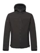 Hooded Soft Shell Trekker Jkt Superdry Black