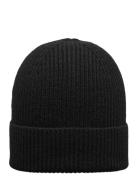 Slhmason Merino Wool Beanie Selected Homme Black