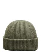 Slhmason Merino Sailor Wool Beanie Selected Homme Green