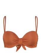 Swim Bra Reese Knot Shiny Lindex Red