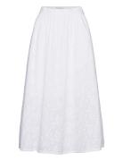 Skirt Fiona Embroidery Lindex White