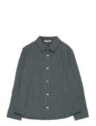 Micro Check Shirt Mango Khaki