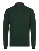 Cotton Long Sleeve Pique Polo Superdry Green