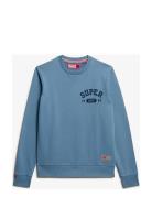 Athletic Printed Sweatshirt Superdry Blue