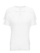 2P S/S V Neck Calvin Klein White