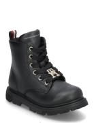 Lace-Up Bootie Black Tommy Hilfiger Black