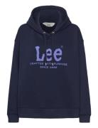 Logo Hoodie Lee Jeans Navy