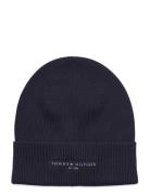 Th Foundation Cotton Beanie Tommy Hilfiger Navy