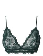 Lace Triangle Bralette Understatement Underwear Green