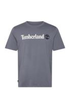 Kennebec River Linear Logo Short Sleeve Tee Folkst Gray Timberland Gre...