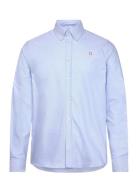 Konrad Contrast Oxford Shirt Les Deux Blue