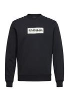 Box Logo Sweatshirt Napapijri Black