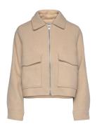 Msfreja Short Wool Jacket Minus Beige