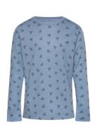 Hmlvilmo T-Shirt Ls Hummel Blue