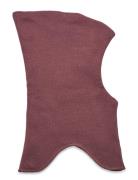 Wool Fullface Bow W Windstop Mikk-line Burgundy