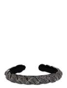 Sarah Crystal Headband SUI AVA Black