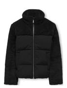 Kogwanja Fur Puffer Mix Coat Otw Kids Only Black