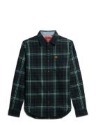 L/S Cotton Lumberjack Shirt Superdry Navy