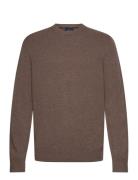 Lambswool Crew Hackett London Brown