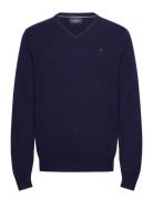 Lambswool V Neck Hackett London Navy